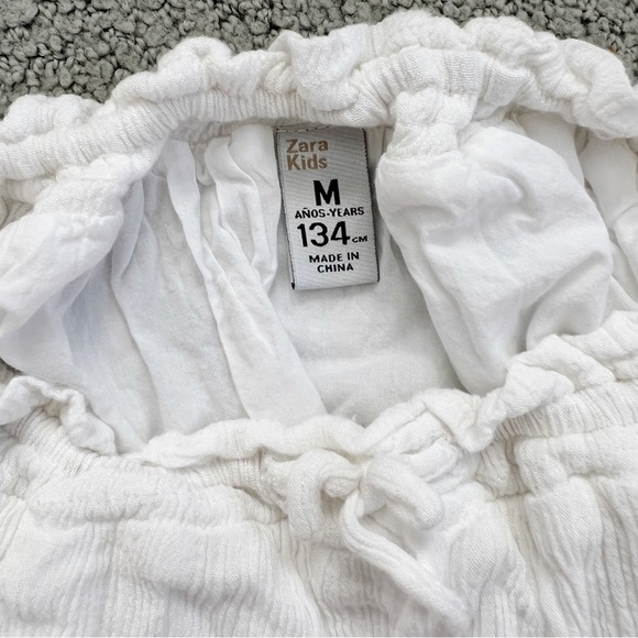 ZARA Girls Lace Skirt White size M/6 - Picture 5 of 5